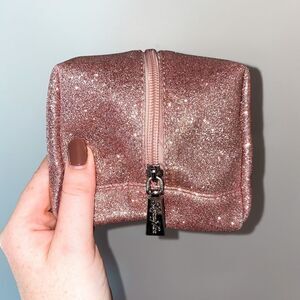 Loving Tan Cosmetic Travel Bag Pink Glitter
